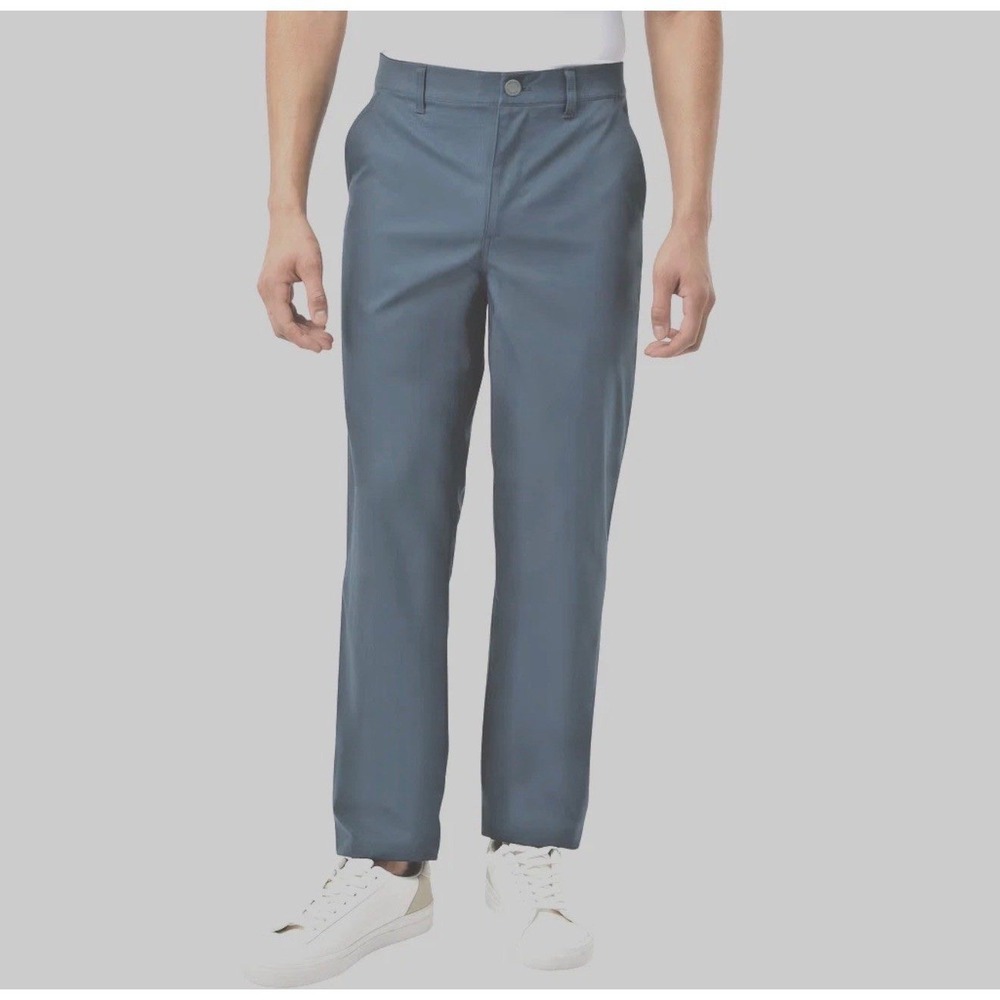 32 Degrees Cool Regular Fit Pants Mens 32x32 Blue Straight Leg Gorpcore Techwear